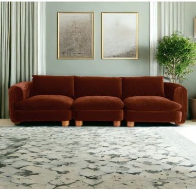 COMFYTRIO 3 SEATER TEAK WOOD SOFA