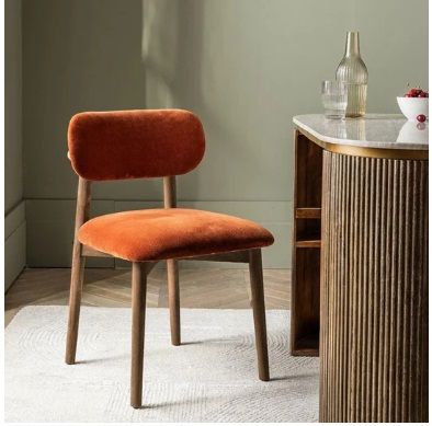 EDRIC SOLID MANGO WOOD DINING CHAIR