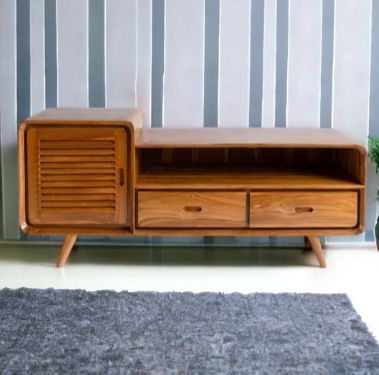 ERIK SOLID TEAK WOOD TV UNIT
