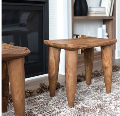 IVAN TEAK STOOL