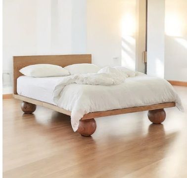 JAKAI OAK WOOD KING SIZE BED