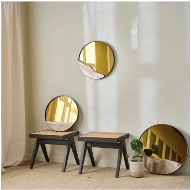 JAMS RATTAN OTTOMAN STOOL BLACK