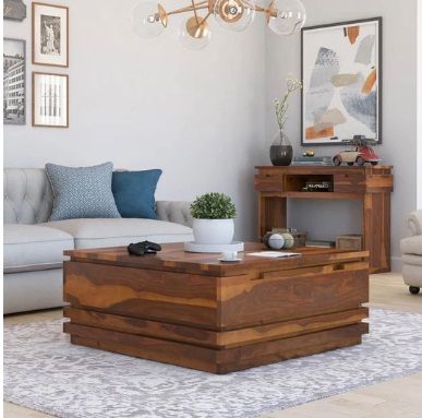 NISMAAYA ABNER COFFEE TABLE WITH 2 DRAWERS