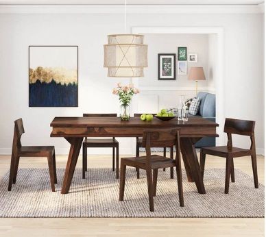 NISMAAYA ACE 6 SEATER MODERN RECTANGULAR DINING TABLE CUSTOM