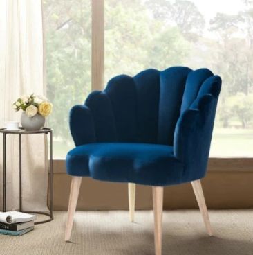 NISMAAYA ADO LOUNGE CHAIR IN BLUE COLOR