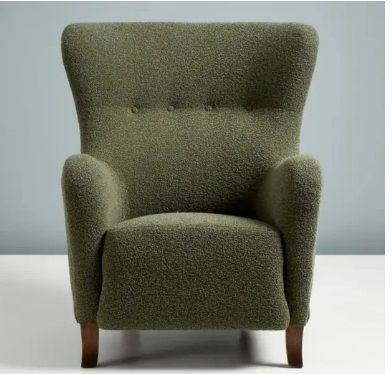 NISMAAYA ALDRAM WING CHAIR GREEN