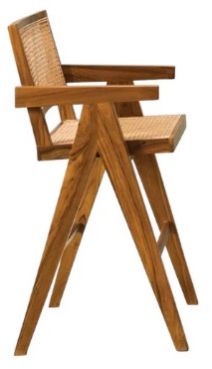 NISMAAYA ARNAU RATTAN BAR CHAIR