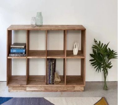 NISMAAYA DANYAL OAK WOOD BOOKCASE