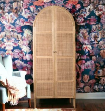 NISMAAYA ENAN RATTAN CUPBOARD