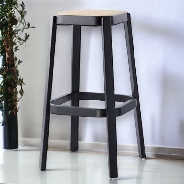 NISMAAYA MARVIN RATTAN BAR STOOL