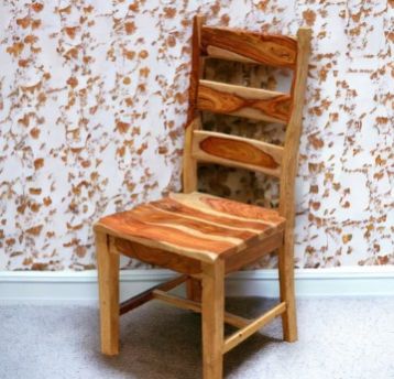 NISMAAYA SOLID WOOD SCHOOL BACK DINING CHAIR