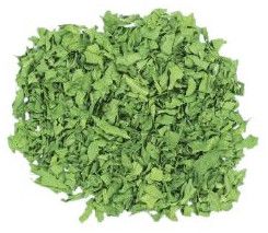 dehydrated spinach leaves