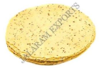 Ready to Eat Urad Papad, Shape : Round, Taste : Salty
