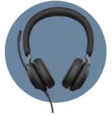 Evolve2 40 SE Wired Headphone for Call Centre, Music Playing