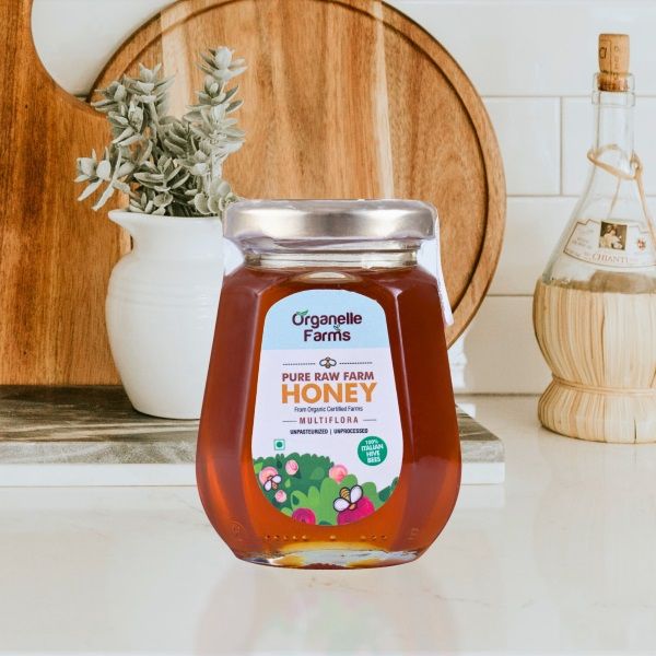 Pure Raw Farm Honey (Italian Hive Bees) 250 Gms