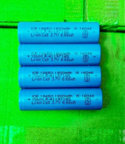 18650 Lithium Ion Battery 1800Mah YOUXI For LED Lights