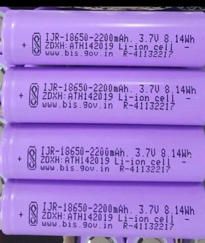 18650 Lithium-ion Cell 2200mAh Rechargeable Lithium Ion Cell (NMC) - ZDHX