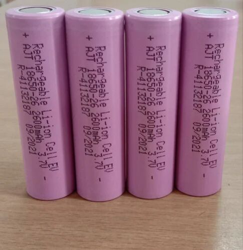 18650 Lithium-ion Cell 2600mAh Rechargeable Lithium Ion Cell (NMC) - AJT