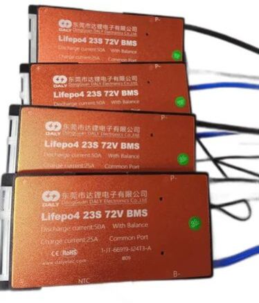 DALY LiFePo4 23S 72V 60A Waterproof Battery Management System - BMS Protection Board