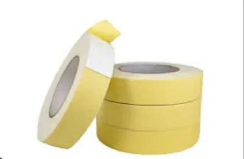 Yati Double Side Foam Adhesive Tape, Color : Yellow