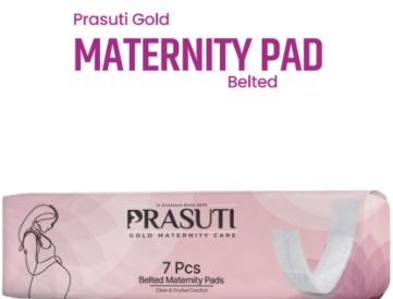Gold Belted Maternity Pad For Women Pack Of 2 (14 Pads)