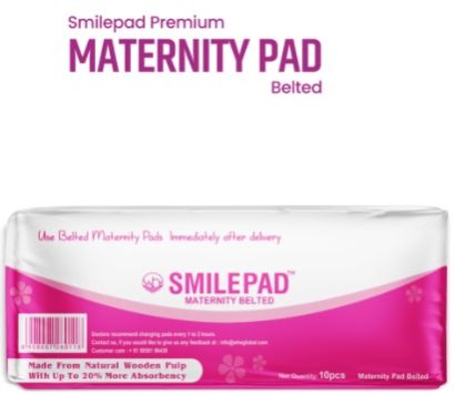 Smilepad Belted Maternity Pads After Delivery for Women - Pack of 2 (20 Pads)