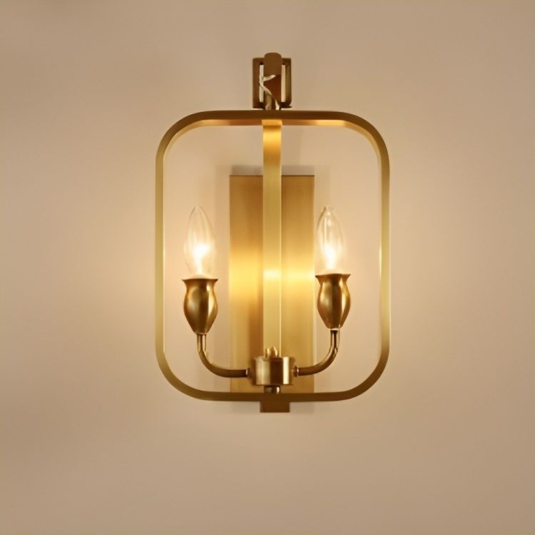2 LIGHT CANDLE STYLE WALL SCONCE