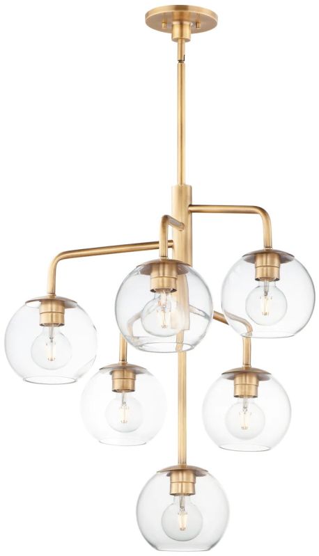 CLEAR GLASS BUBBLE LIGHT CHANDELIER