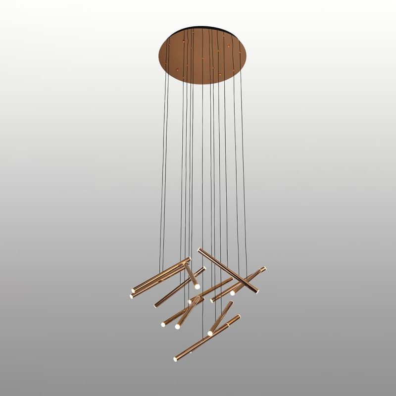 CROSSING PATH SMART DOUBLE HEIGHT CHANDELIER