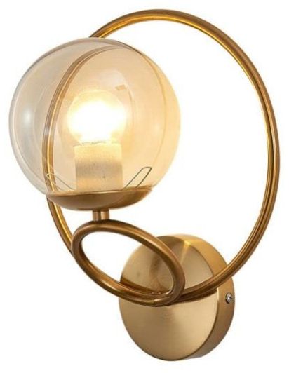 DUAL RING GOLDEN WALL LIGHT