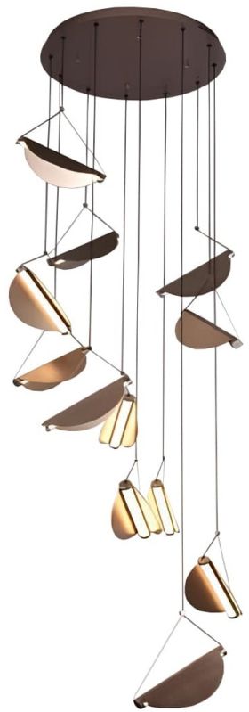 ELEGANT DOUBLE HEIGHT CHANDELIER