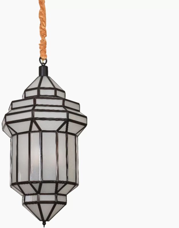 FROSTED GLASS HANGING LIGHT