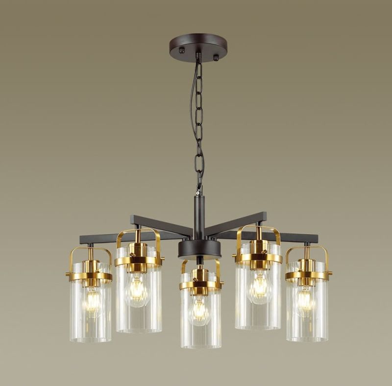 LED MODERN BLACK CHANDELIER