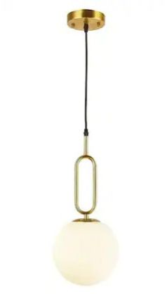 MODERN MILKY BALL HANGING LIGHT