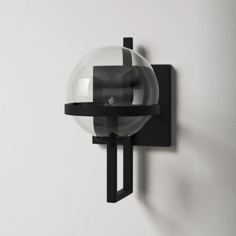 SINGLE LIGHT GLASS DIMMABLE SCONCE