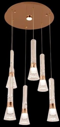 STYLISH DOUBLE HEIGHT CHANDELIER