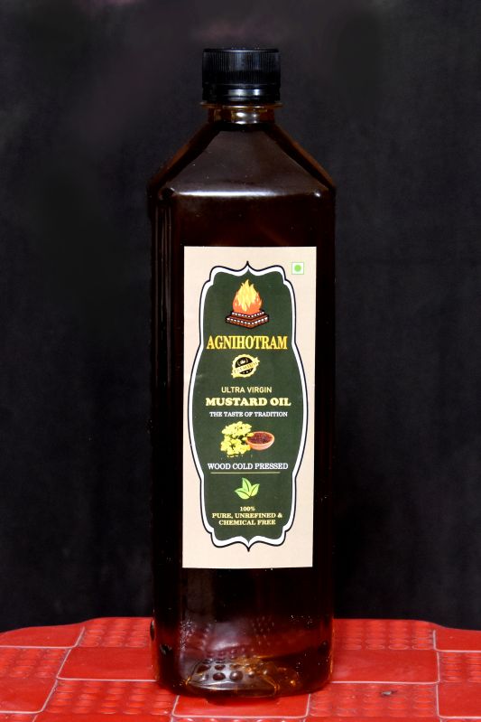 Ultra Virgin Wood Cold Pressed Mustard Oil