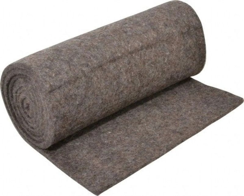 Grey Pressed Wool Felt Sheet