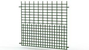 Steel Weld Mesh Fencing, Color : Metallic