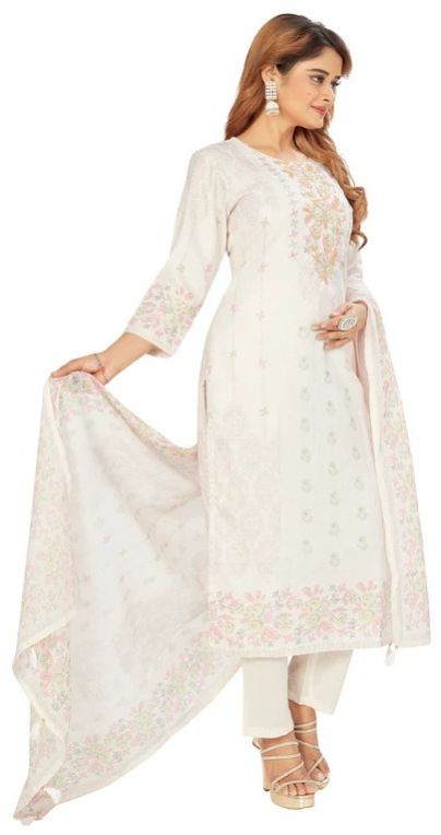 Gucci Silk Floral Printed Kurti Set for Women's