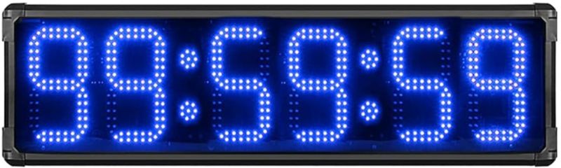 Digital Clock (30 X 12 Inch) Blue