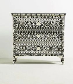 Jodha Fleur Chest Of Drawers In Bone Inlay