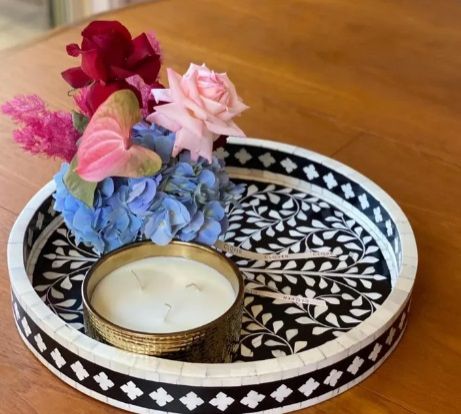 Jodha Ziedas Tray In Bone Inlay