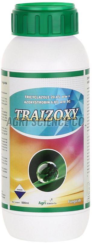 Traizoxy Tricyclazole 20.4% W/w+ Azoxystrobin 6.8% W/W Sc