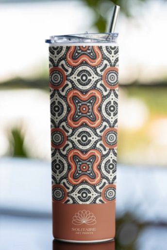 Aboriginal - Stainless Steel Tumbler Water Bottle 20