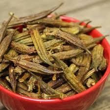 Dried Okra Flakes, Color : Green