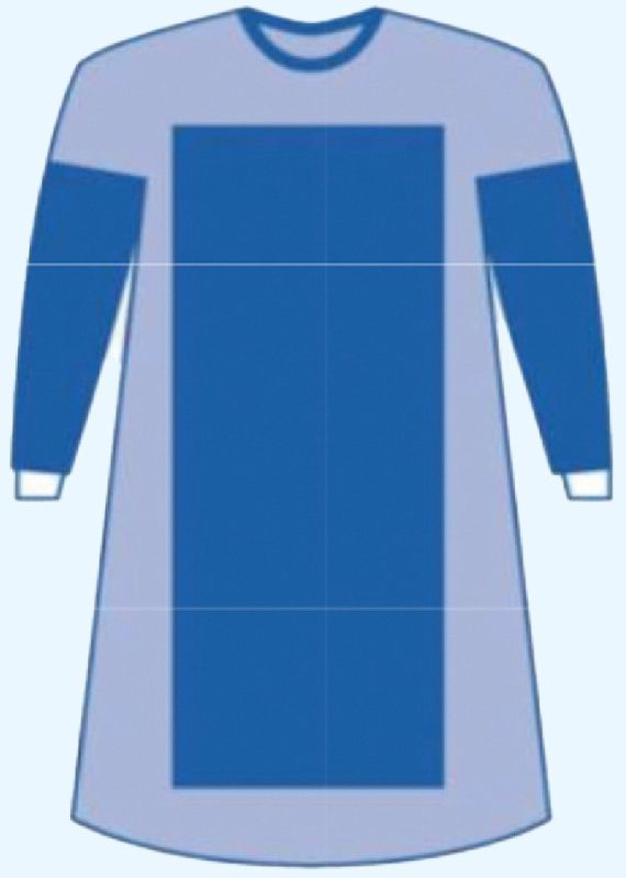 reinforced surgical gown