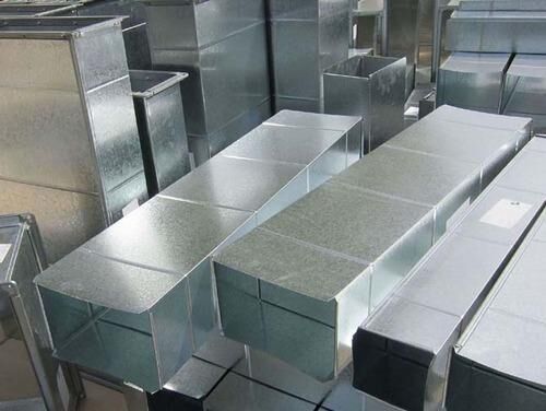 Galvanized Iron (GI) Rectangular GI Ducts, For Industrial, AC