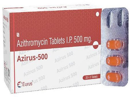 Azirus-500 Tablets, Composition : Azithromycin 500mg