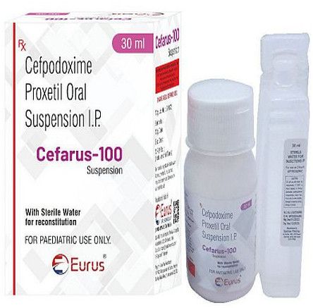 Cefarus-100 Dry Syrup, Composition : Cefpodoxime 100mg